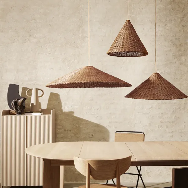 Suspensions^Ferm Living Abat-Jour Dou Rotin - O 68 Cm - Naturel