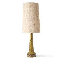 Abat-Jours^HK Living Abat-Jour En Soie Conique O 36 Cm - Naturel
