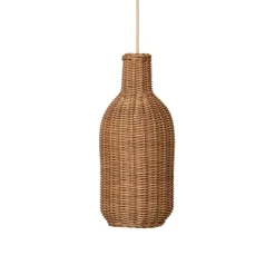 Abat-Jours^Ferm Living Abat-Jour Suspension Bouteille Rotin - Naturel