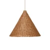 Abat-Jours^Ferm Living Abat-Jour Suspension Dou Rotin - O 45 Cm - Naturel