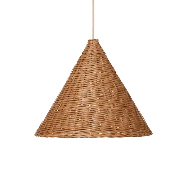 Abat-Jours^Ferm Living Abat-Jour Suspension Dou Rotin - O 45 Cm - Naturel