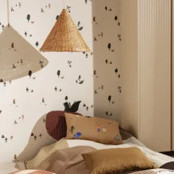 Abat-Jours^Ferm Living Abat-Jour Suspension Dou Rotin - O 45 Cm - Naturel