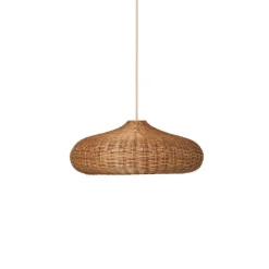 Suspensions^Ferm Living Abat-Jour Tresse Disc Rotin - O 49.5 Cm - Naturel