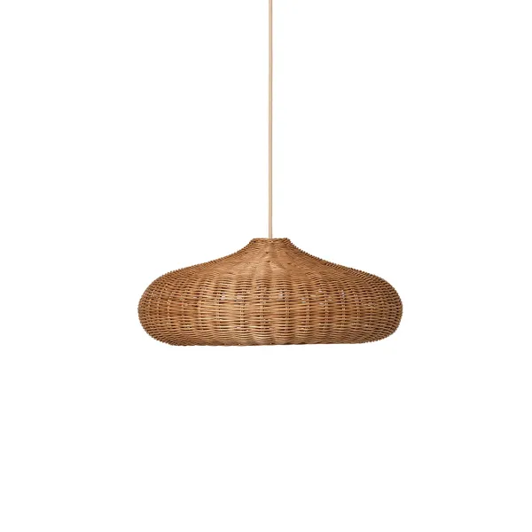Suspensions^Ferm Living Abat-Jour Tresse Disc Rotin - O 49.5 Cm - Naturel