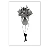 Affiches & Tableaux^Helen B Affiche A3 Fille Aux Fleurs 29,7 X 42 Cm