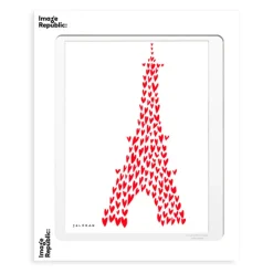 Affiches & Tableaux^Image Republic Affiche Bm Soledad Tour Eiffel Coeur - 30 X 40 Cm