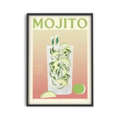 Affiches & Tableaux^PSTR Studio Affiche Cocktail - Elin Pk - Mojito