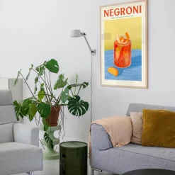 Affiches & Tableaux^PSTR Studio Affiche Cocktail - Elin Pk - Negroni