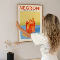Affiches & Tableaux^PSTR Studio Affiche Cocktail - Elin Pk - Negroni