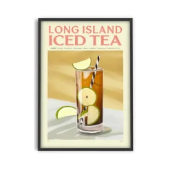 Affiches & Tableaux^PSTR Studio Affiche Cocktail - Elin Pk - Long Island Iced Tea