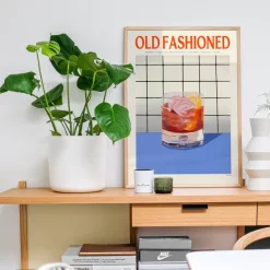 Affiches & Tableaux^PSTR Studio Affiche Cocktail - Elin Pk - Old Fashioned