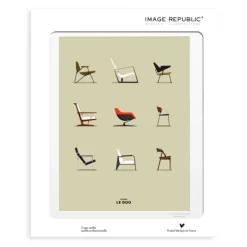 Affiches & Tableaux^Image Republic Affiche Le Duo Chaises - 40 X 50 Cm