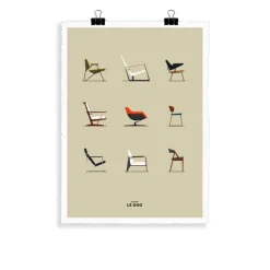 Affiches & Tableaux^Image Republic Affiche Le Duo Chaises - 40 X 50 Cm
