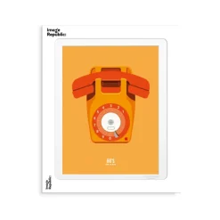 Affiches & Tableaux^Image Republic Affiche Le Duo Telephone 2 Orange - 30 X 40 Cm