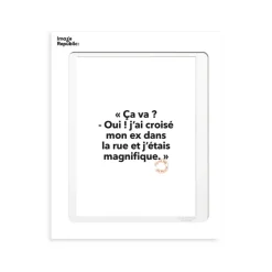 Affiches & Tableaux^Image Republic Affiche Loic Prigent Ca Va ? Oui ! - 30 X 40 Cm