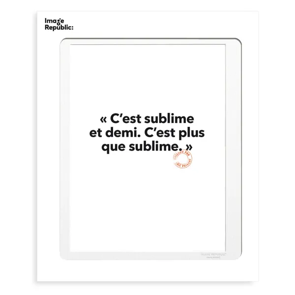 Affiches & Tableaux^Image Republic Affiche Loic Prigent C'Est Sublime - 30 X 40 Cm