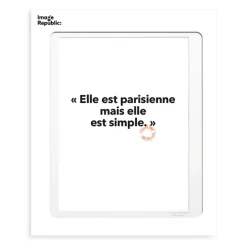 Affiches & Tableaux^Image Republic Affiche Loic Prigent Elle Est Parisienne - 30 X 40 Cm