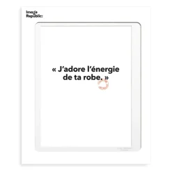 Affiches & Tableaux^Image Republic Affiche Loic Prigent J'Adore L'Energie - 30 X 40 Cm