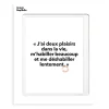 Affiches & Tableaux^Image Republic Affiche Loic Prigent J'Ai Deux Plaisirs - 30 X 40 Cm