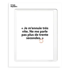 Affiches & Tableaux^Image Republic Affiche Loic Prigent Je M'Ennuie - 30 X 40 Cm