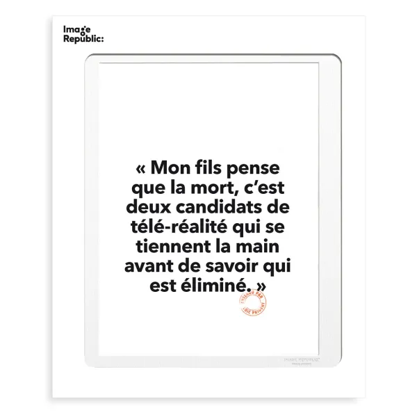 Affiches & Tableaux^Image Republic Affiche Loic Prigent Mon Fils Pense - 30 X 40 Cm