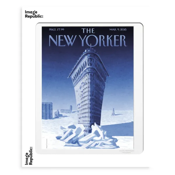 Affiches & Tableaux^Image Republic Affiche The Newyorker 204 Schossow Flatiron Ice 9 Mars 2015 - 40 X 50 Cm