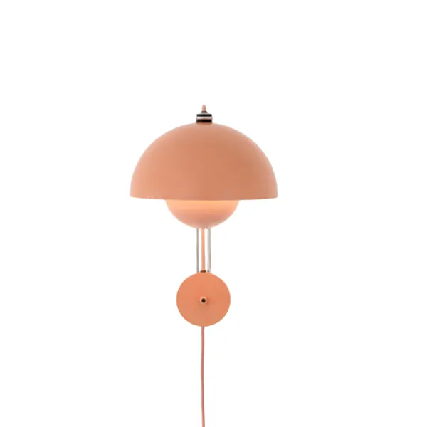 Appliques Murales^And Tradition Applique Murale Flowerpot Vp8 H 35,5Cm - Rouge Beige