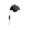 Appliques Murales^And Tradition Applique Murale Flowerpot Vp8 H 35,5Cm - Noir Mat