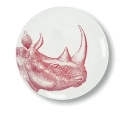 Assiettes & Couverts^Sélectionné par Fleux Assiette Plate Rhinoceros En Porcelaine - O 27 Cm