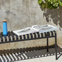 Poufs & Bancs^Hay Banc Palissade En Acier Poudre - Anthracite
