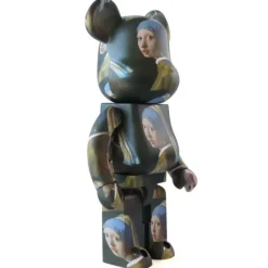 Sculptures & Figurines^Sélectionné par Fleux Bearbrick 1000% Johannes Vermeer - La Jeune Fille A La Perle - 72 Cm