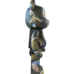 Sculptures & Figurines^Sélectionné par Fleux Bearbrick 1000% Johannes Vermeer - La Jeune Fille A La Perle - 72 Cm