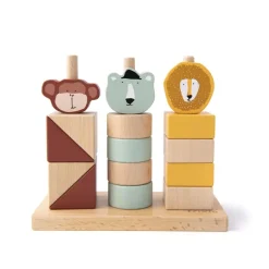 Jeux Éducatifs^Trixie Blocs D'Animaux A Empiler En Bois