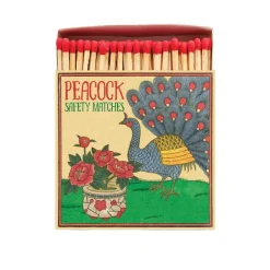 Bougies, Bougeoirs Et Allumettes^Archivist Gallery Boite D'Allumettes Paon
