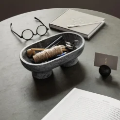 Bols & Coupelles^Ferm Living Bol Alza En Marbre - Noir