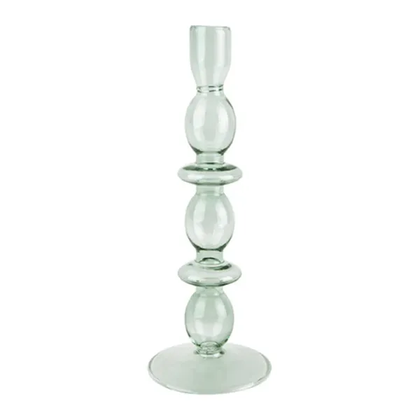 Bougies, Bougeoirs Et Allumettes^Sélectionné par Fleux Bougeoir Art Bubbles En Verre - H 24 X O 8.5 Cm Marron