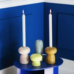 Bougies, Bougeoirs Et Allumettes^FEST Amsterdam Bougeoir Kobus - H 8 Cm Jaune