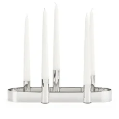 Bougies, Bougeoirs Et Allumettes^FEST Amsterdam Bougeoir Nort Argente