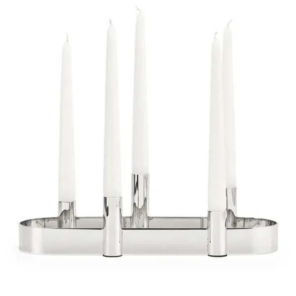 Bougies, Bougeoirs Et Allumettes^FEST Amsterdam Bougeoir Nort Argente