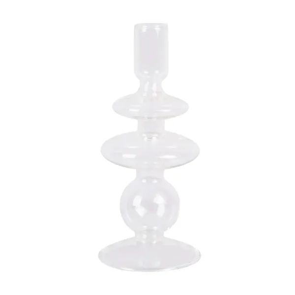 Bougies, Bougeoirs Et Allumettes^Sélectionné par Fleux Bougeoir Verre Art Rings M Transparent