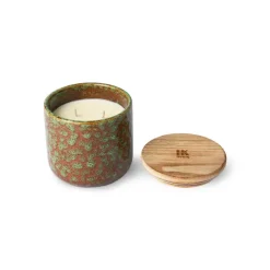 Bougies, Bougeoirs Et Allumettes^HK Living Bougie En Cire Vegetale Parfumee - Jasmin Et Rose