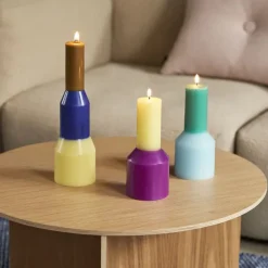 Bougies, Bougeoirs Et Allumettes^Hay Bougie Pillar L Jaune