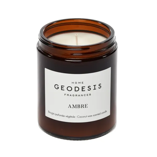 Bougies, Bougeoirs Et Allumettes^Geodesis Bougie Vegetale Parfumee - Ambre