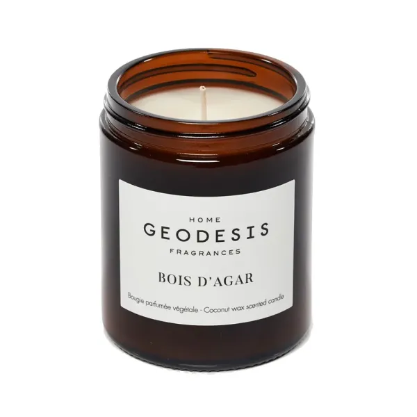 Bougies, Bougeoirs Et Allumettes^Geodesis Bougie Vegetale Parfumee - Bois D'Agar