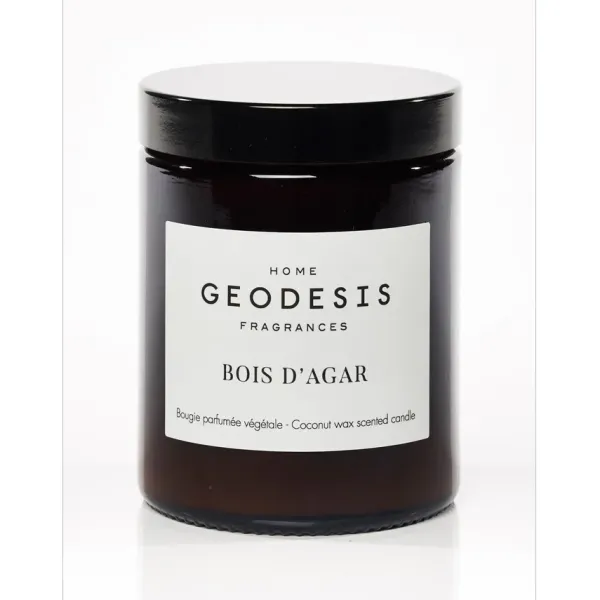 Bougies, Bougeoirs Et Allumettes^Geodesis Bougie Vegetale Parfumee - Bois D'Agar