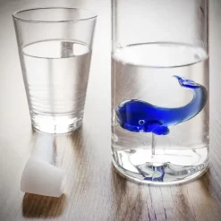 Bouteilles & Lunch Box^Sélectionné par Fleux Bouteille Baleine Bleue Atlantis En Verre Borosilicate - 1,2 L