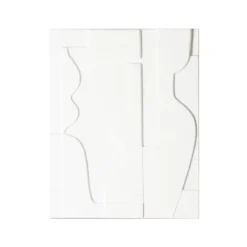 Affiches & Tableaux^HK Living Cadre En Ceramique - 27 X 33 Cm - Blanc Mat