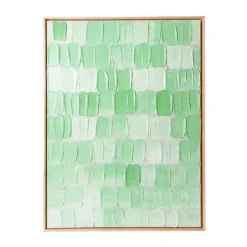 Affiches & Tableaux^HK Living Cadre Peinture Abstraite - 75 X 100 Cm - Verte