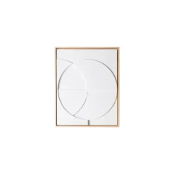 Affiches & Tableaux^HK Living Cadre Relief Art C - 40 X 50 Cm - Blanc S