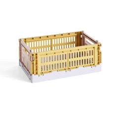 Paniers & Boîtes^Hay Caisse Crate Mix S - Golden Yellow